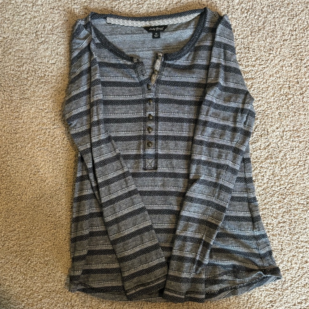 Lucky Brand Pullover Blouse
